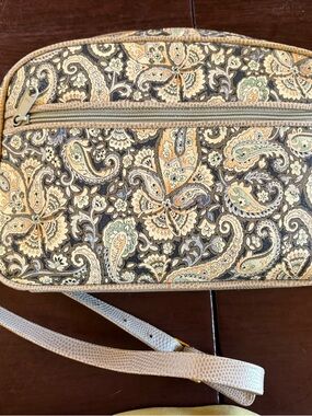 Vintage 60s/70s NIB  Bags by Varon Paisley Leather & Snake Trim Convertible Bag